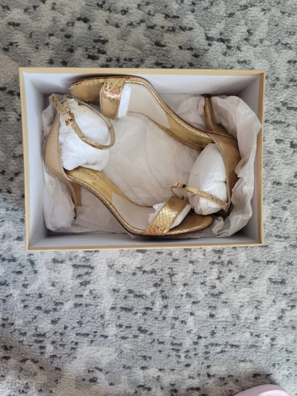 Michael Kors Kristen Mid Metallic Leather Shoes (Size 7.5M)